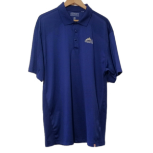 Ashworth Weather Systems  Navy Blue Polo Golf Shirt Size Large Tall